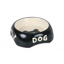 Dog Keramik Hundenapf schwarz