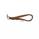 Hurtta Nubukhalsband braun Half choke / Nickel