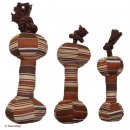 Karlie Senior Dog Toy Hantel mit Seil