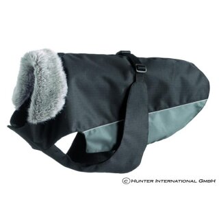 Hundemantel Bergen schwarz/grau 45 cm