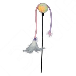Spielangel mit Ball, Federn,Sound und LED
