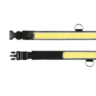 Flash/ Leucht & Reflect Halsband S-M 30-40 cm/ 25 mm