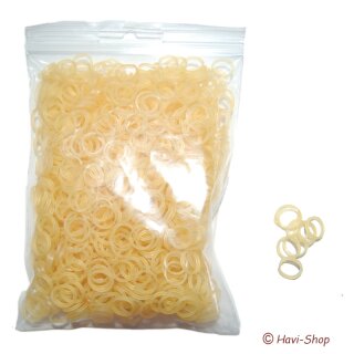 Latexringe 8 mm/ 1000 Stück  natur