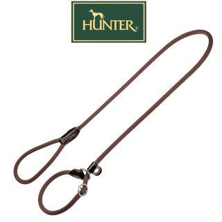 HUNTER Retriever-Leine FREESTYLE 120 cm/8 mm, braun