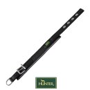 Hunter Hundehalsband Neopren Reflect schwarz 45 / 28-36 cm
