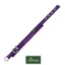 Hunter Hundehalsband Neopren Reflect violett 45 / 28-36 cm