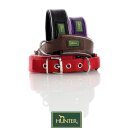 Hunter Hundehalsband Neopren Reflect violett 45 / 28-36 cm
