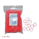 Latexringe/ Wickelgummis 1000 Stück pink