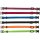 6 Welpenhalsbänder mit kräftigen Farben M-L 22-35 cm