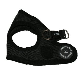 Doggie Couture Step-In Softgeschirr schwarz M