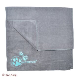 Show Tech Mikrofaser Handtuch 56 x 90 cm grau