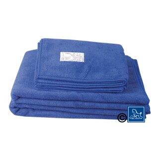 Idéal Dog Mikrofaser Handtuch blau 40 x 60 cm/ 2 Stück
