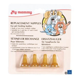 Ersatzsauger 4 er Pack für die 57 ml Saugflasche