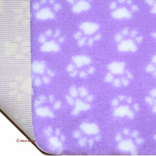 Petbed Paws SL lila/weiß 50 x 75 cm