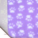 Petbed Paws SL lila/weiß 50 x 75 cm