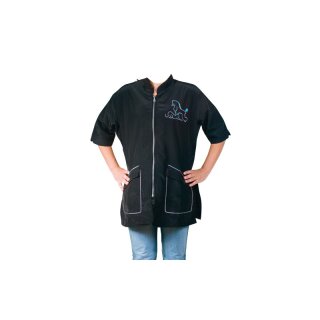 Letizia Jacke zur Hundepflege schwarz/blau XL