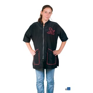 Letizia Jacke zur Hundepflege schwarz/ pink