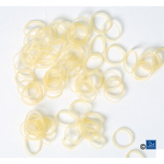 Latexgummis 9,5 mm/ 100 Stück natur