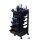 Friseur Rollwagen schwarz H 88 x T 39 x B 32 cm
