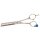 Idealcut Modellierschere einseitig gezahnt 17 cm mit abschraubbarem Fingerhaken