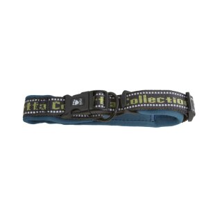 Hurtta Halsband PRO mit M3 Reflektoren 30-40 cm/ 3 cm breit petrol-grün
