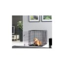 Ausstellungs-Transport-Kennel schwarz M/ 61x44x50 cm