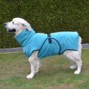 Chillcoat Hundebademantel by SuperFurDogs Aqua Green M...