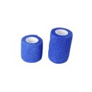 Selbstklebende Tierbandage blau 7,5 cm x 4,5 m