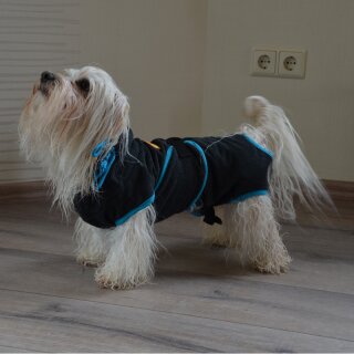 Chillcoat Hundebademantel by SuperFur Dogs dunkel-grau