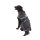 Chillcoat Hundebademantel by SuperFur Dogs dunkel-grau 2XS 33-38 cm