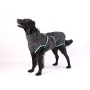 Chillcoat Hundebademantel by SuperFur Dogs dunkel-grau XS 39-44 cm