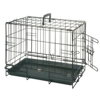 Karlie Ausstellungs-Transport-Kennel Metall schwarz 63 x 43 x 49 cm
