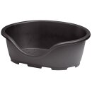 Hundekorb Kunsstoff Anthrazit 65,5 x 46 x 25 cm
