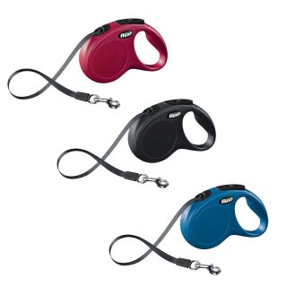 Flexi New Classic Gurt-Leine M-L 5 m