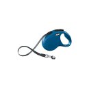 Flexi New Classic Gurt-Leine M-L 5 m blau