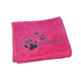 Show Tech Mikrofaser Handtuch 56 x 90 cm pink