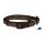 Doggy Nylon Halsband Zebra braun M: 21-34 cm/ 1,6 cm
