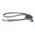 Kunstleder soft Leine VELVET in Wildlederoptik grau 110 cm/ 1,3 cm