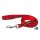 Doogy Nylon-Leine red Bones M: 1,2 m/ 1,6 cm