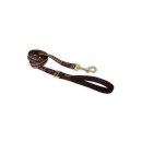 Doggy Nylon Leine Dotted braun S: 1,20 m/ 1,2 cm