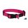 Doggy Nylon Halsband dotted pink M: 27-38 cm/ 1,5 cm