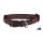 Doggy Nylon Halsband dotted braun L: 33-49 cm/ 2,0 cm