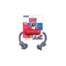 KONG Dental rot, mit Tau S: 8 cm