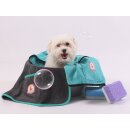 Wipy Towel by SuperFurDogs  dunkel-grau 75 x 50 cm