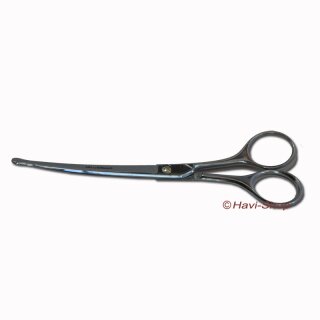 eks Sicherheitsschere gebogen, verchromt 16,5 cm