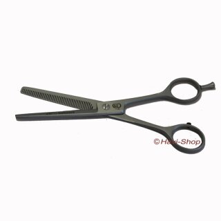 eks Modellierschere einseitig gezahnt mit abschraubbarem Fingerhaken 5,5 Zoll/ 14 cm