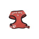 Doggy Geschirr GOOD DOG rot XS: 34-46 cm / Hals ca. 23 cm
