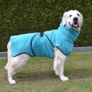 Chillcoat Hundebademantel by SuperFurDogs Aqua Green 3XL...