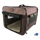 Doogy Faltbarer Kennel beige/braun Medium: 64  x 46  x 53 cm