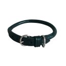 Dapper Dogs Lederhasband rund/ schwarz S  Ø 6 mm x...